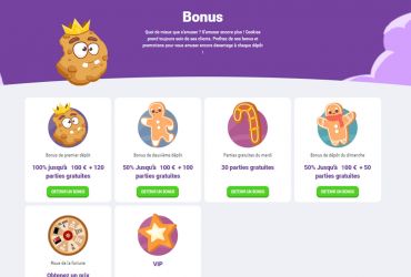 Cookie casino bonus