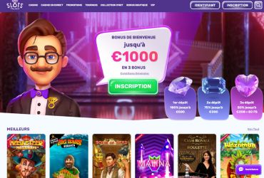 Slotspalace Casino home page